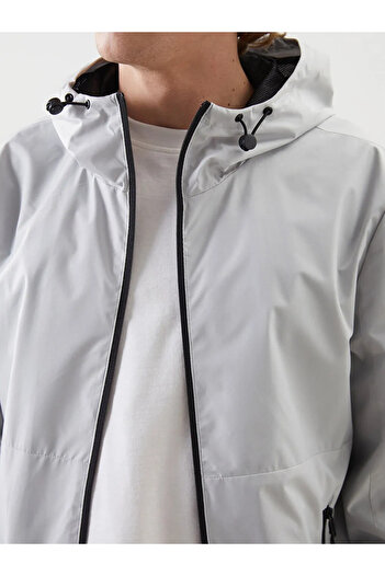 LC Waikiki Standard Mold Hooded Men's Raincoat