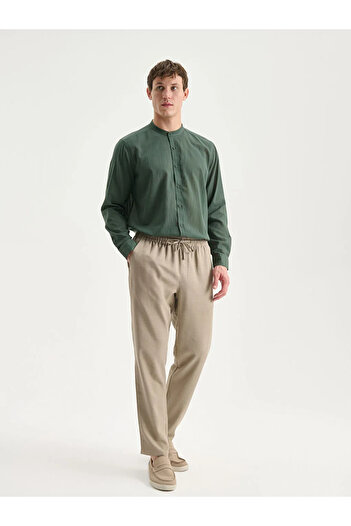 LC Waikiki Standard Fit Linen Look Men's Trousers