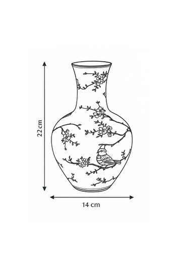 TBATIC decorative ceramic vase