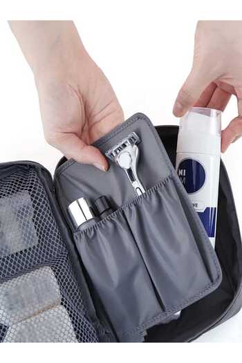 Fstyle Waterproof Cosmetic and Personal Essentials Organizer Bag