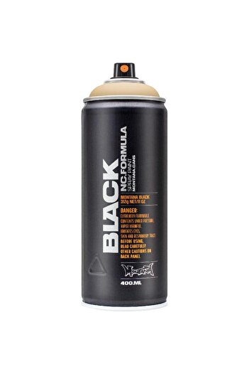 Montana Cans Black for Street Art and Graffiti Artist Spray Paint 400 ml
