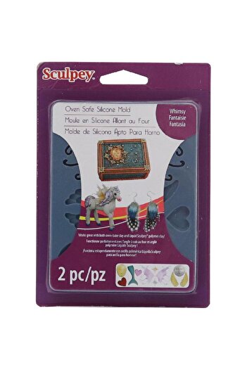 Sculpey Whimsy Oven Safe Silicone Mold Clay Tool
