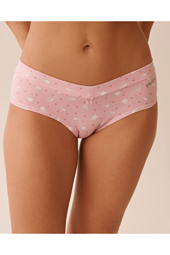 La Vie en Rose Cotton Hiphugger Panty