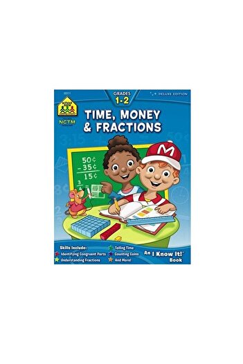 School Zone Publishing الوقت والمال والكسور