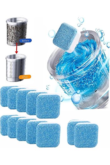 Other 12Pcs Washing Machine Deep Cleaner Tablet for All Company’s Front and Top Load Machine,