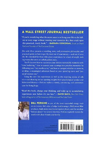 Harper Collins Die with Zero - Getting All You Can from Your Money and Your Life