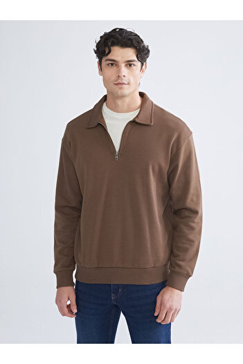 LC Waikiki Polo Neck Men's Sweatshirt