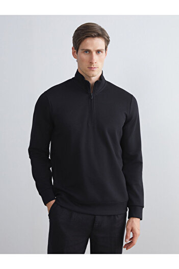 LC Waikiki Sparkling Choices from Shining Store |   Men's Sweatshirt with Stand Collar