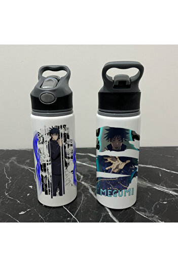 Define Moyas Jujutsu Kaisen Fushiguro Megumi Cold Water Bottle with Straw