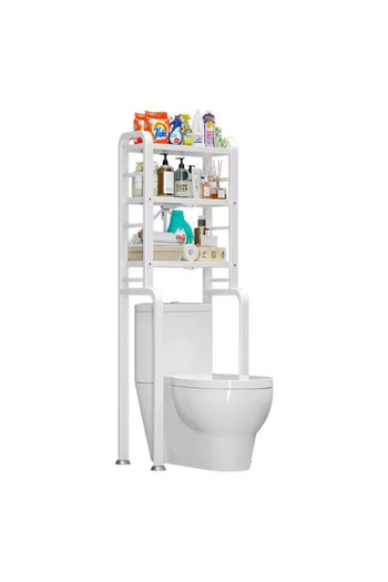 Choice High Quality Adjustable Space Saving Over The Toilet Foldable Storage Shelf