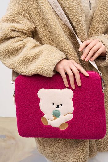 mussen Teddy Bear Laptop Case 13\" & 14\" Inch Compatible