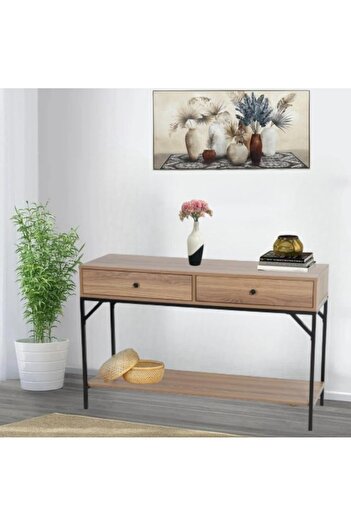 DEC13 wooden entrance table