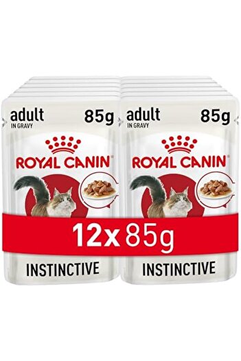 Royal Canin Royal Canin Feline Health Nutrition Instinctive Adult Cats Gravy 12X 85gm Cat Wet Food Pouches