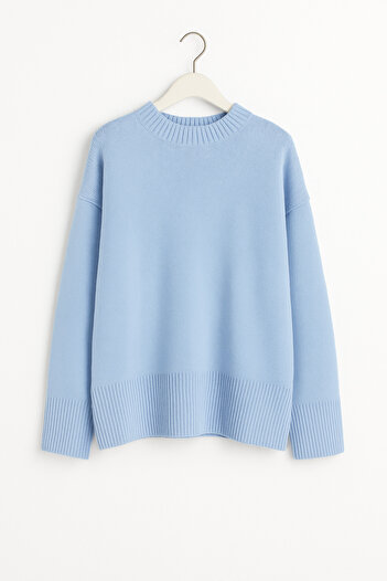 ensade Pulover casual modern din tricot - crem - eleganță zilnică în stil oversize