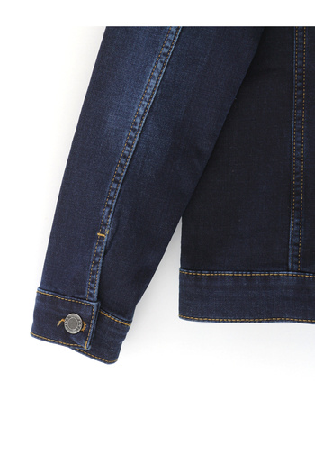 DobaKids Cepli Erkek Çocuk Denim Ceket Lacivert Renk 5-13 Yaş Erkek Çocuk Kot Mont