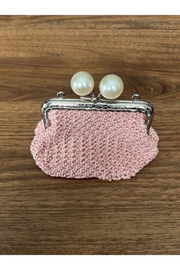 Moonstar Home Handmade Macrame Knotted Pink Wallet