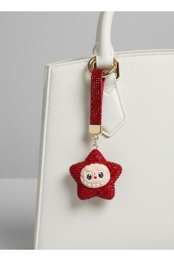 Emsay Store Labubu Bag Accessory-Labubu Keychain with Stones- Bag Charm