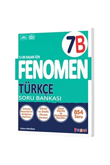 Fenomen Yayıncılık 2025-2026 Müfredat 7 Sınıf Tüm Dersler B Serisi (Orta-ZorDüzey) Yeni Nesil Soru + Fasküller Mega Set