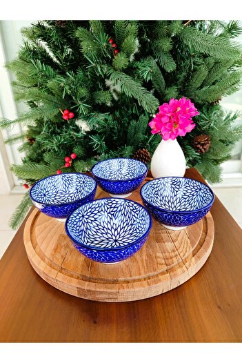 Madame Coco Revve Bleu Dranky New Bone China Bowl - 10 cm - 1 Piece