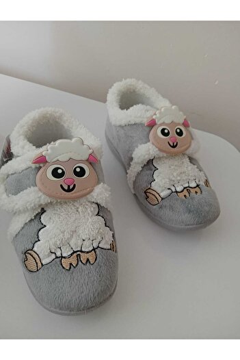 GEZER New Season Sheep-Shaped Velcro Children's Slippers