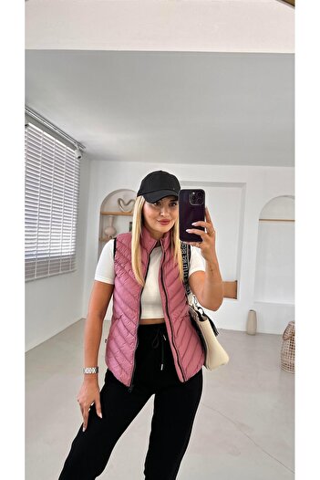 Sezgi Tekin Premium Series Dik Yaka Purple Inflatable Vest