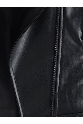 LC Waikiki Lcw Kids Leather Look Girl's Jacket