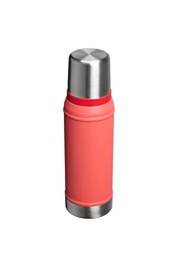 Stanley Classic Vacuum Stainless Steel Thermos 0.75 Lt - Hot Coral