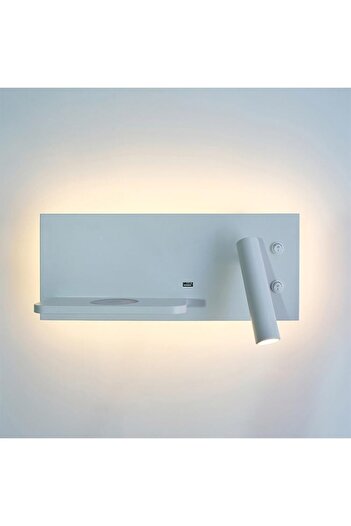 Generic Wireless Wall Lamp USB 5V Charger Wall Lights Hotel Headboard Reading Lighting Spot Luminaire Lamp (
