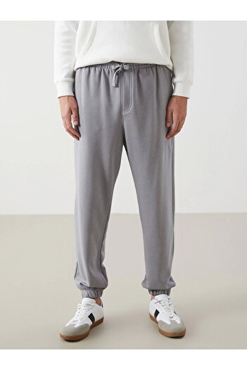 LC Waikiki Ανδρικό παντελόνι Jogger XSIDE Grey Comfortable Fit