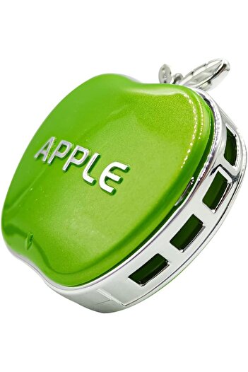 Generic Apple Shape Car Air Freshener Perfume Diffuser – Green Fragrance Vent Clip
