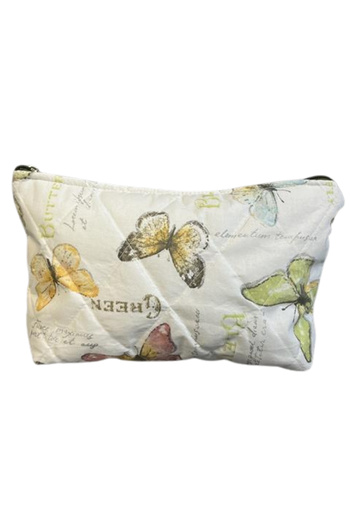 Uretti - Ege 7366 3530 Handmade Butterfly Print Model Clutch / Portfolio Bag - 19cm X 29cm