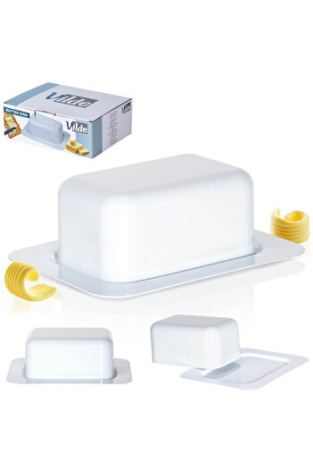 Vilde White Steel Underplate 20x15x7.5cm