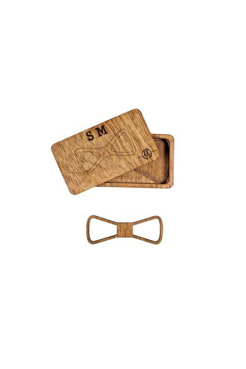 OEM Wooden Bow Tie HH364, Handmade, in Premium Personalized Box
