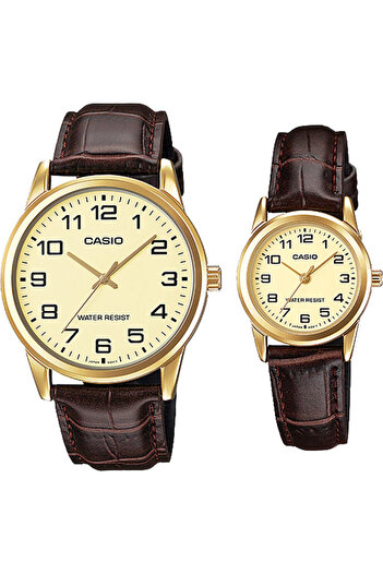 Casio M/LTP-V001GL-9B Analog Couple [Couple Box]