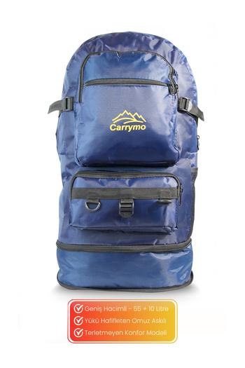 carrymo Original Gusseted Orthopedic Comfort Model Multi-Pocket Travel Hiking Mountaineering Camping Sports Backpack