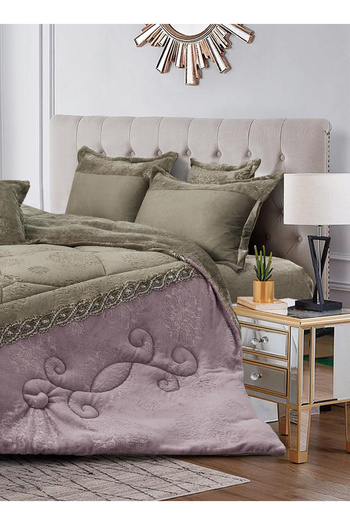 Generic Ultra Soft Winter 4Pcs Comforter Set Single Size 160x210cm Floral Bedding Sets Multicolor