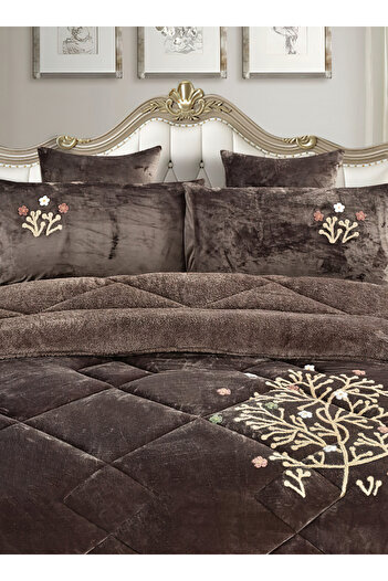 Generic Ultra Soft Winter 4Pcs Comforter Set Single Size 160x210cm Floral Bedding Sets Multicolor