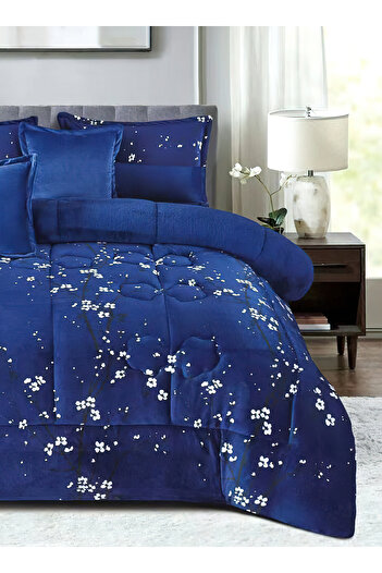 Generic Ultra Soft Winter 4Pcs Comforter Set Single Size 160x210cm Floral Bedding Sets Multicolor