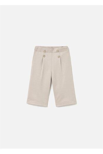 MAYORAL Baby Girl Twill Knitted Trousers Cream 2588