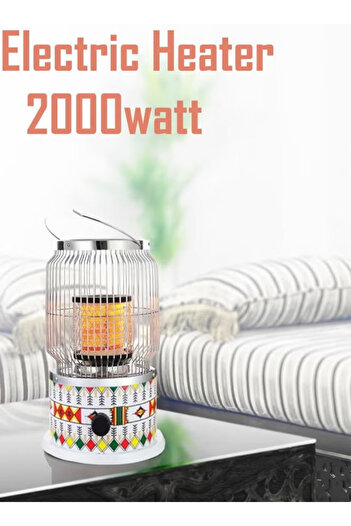 TOSCANA U Electric Heater 2000W for Home & Garden, 360° Heater