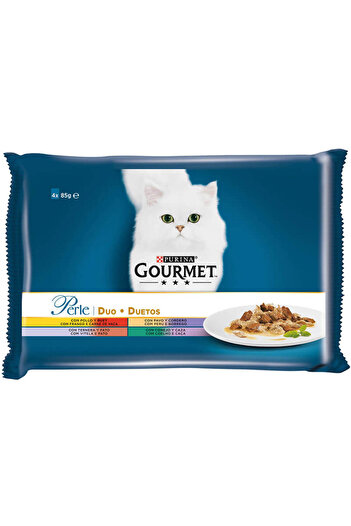 Gourmet Perle Delicate Meats Duo wet cat food 340g