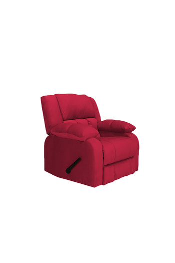 BACK COMFORT |KING|Velvet Rocking & Rotating Recliner Chair