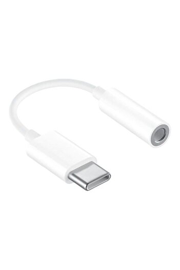 Generic Tpe Audio Type-C To 3.5Mm Adapter Headphone Jack White