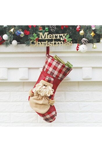 wowland Christmas Stocking with Santa