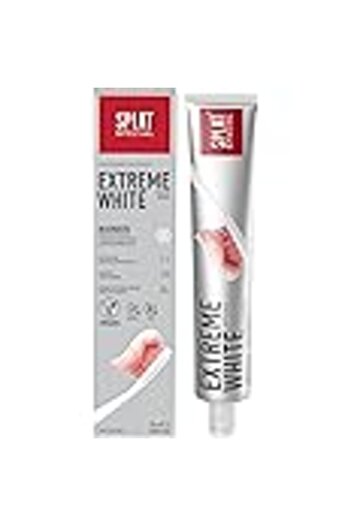 Splat DOUBLE SHINE - Extreme White x2 75ML | Intensive Whitening By Up to 2 Shades | Natural Toothpa