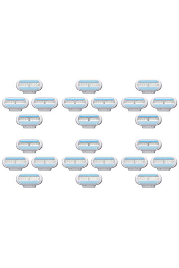 Choice1 24PCS 4-40PCS Women Safety Razor Blades Bikini Comfortable Hair Remover 3-Layer Replacement Head Fem