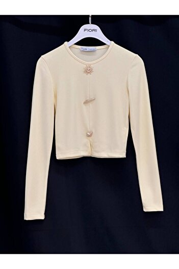 FioriModa Drapeli Long Sleeve Blouse with Sun Protection Accessories