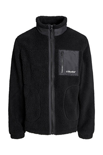 Jack & Jones Jack & Jones Teddy Plush Black Men's Jacket 12278784