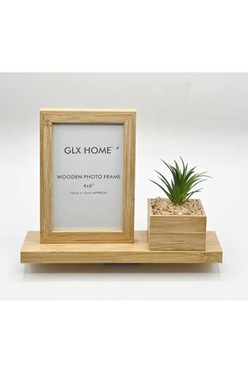 Galaxy Home Decorative Wooden Flower Table Picture Frame Cream