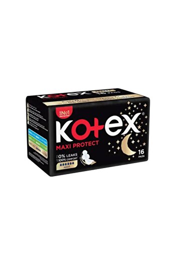 Kotex Maxi Night Pads Very Thick - 16 Pieces